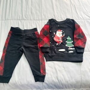 Baby Rebels Santa Clause Xmas Outfit Size 12Months